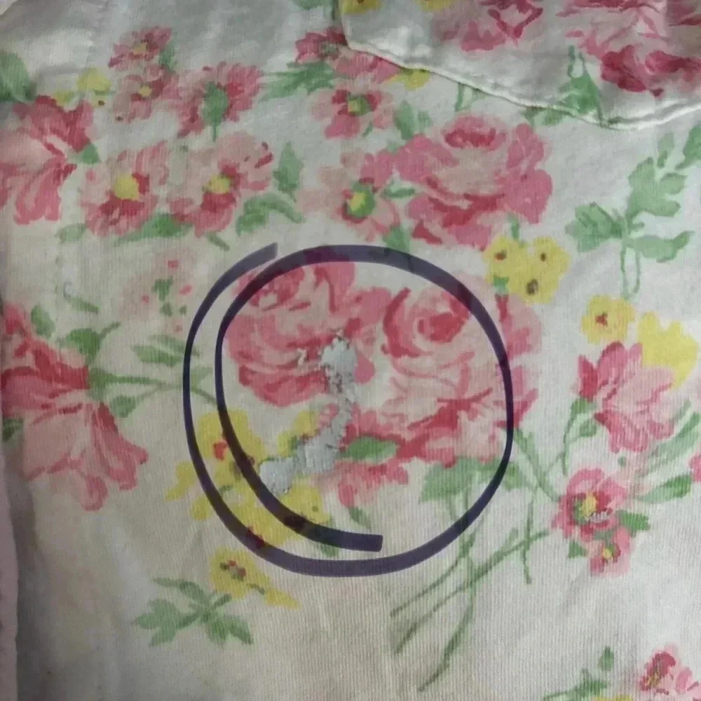 Lauren Ralph Lauren Women’s Pajama Sleep Button Down Top size Large
